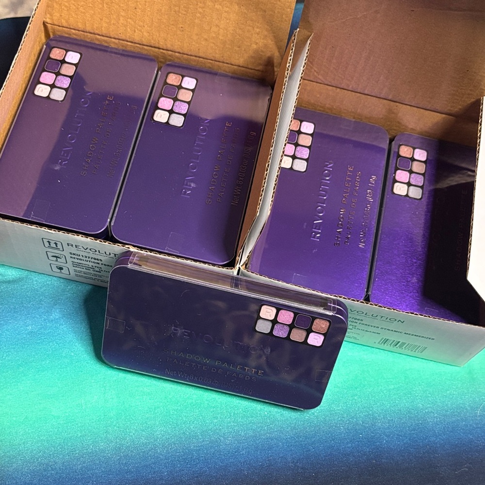 Bulk/Wholesale 11 pcs SEALED Revolution Purple and Pink Eyeshadow Palette